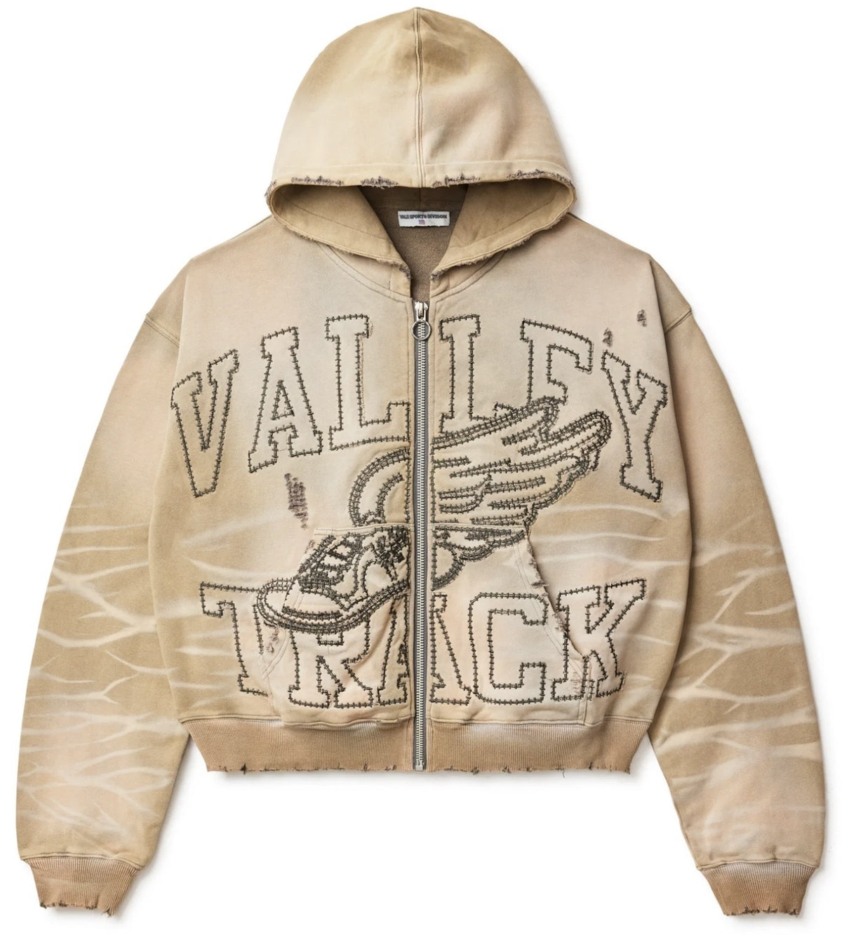 VALE FOREVER SAND GARDEN ZIP UP HOODIE