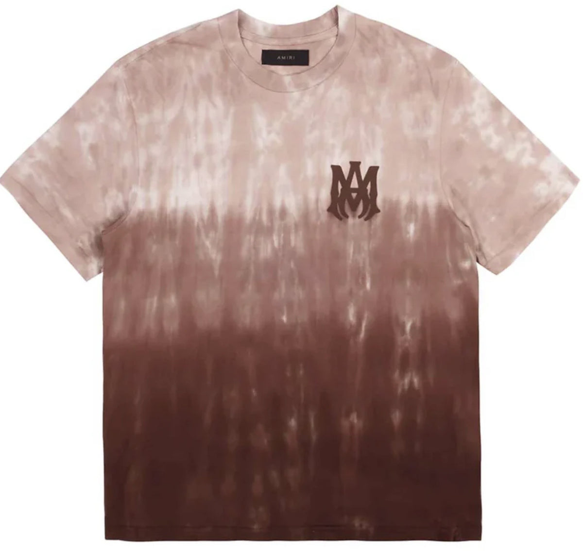 AMIRI Dip Dye MA Logo Brown Tee