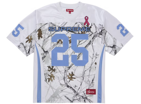 Supreme Breast Cancer Awareness Football White Jersey