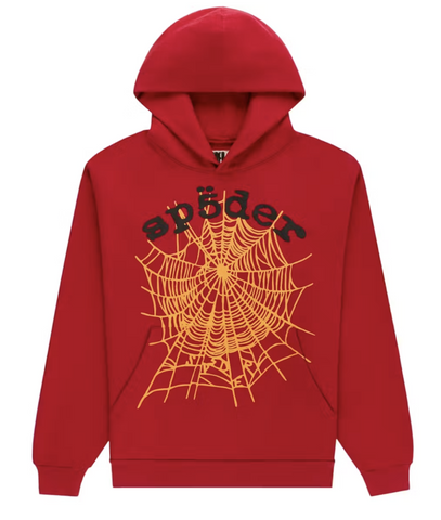Sp5der OG Web V2 Hoodie Red