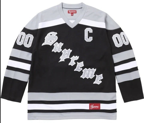 Supreme Fire & Ice Hockey Jersey Black