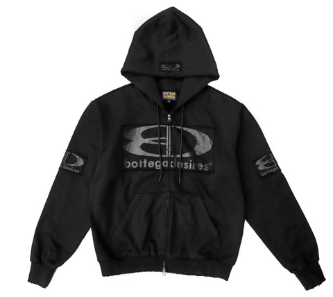 Bottega Desires Tech Jacket Black Pre-Owned