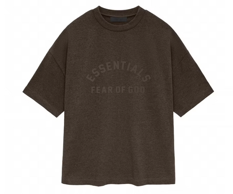 Fear of God Essentials Core Collection Heavy Tee Heather Wood