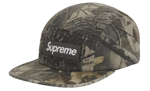 Supreme Washed Chino Twill Camo Camp Cap (SS25)