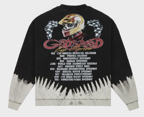 Godspeed F.T.W Sweatshirt (Black Bleached Wash)