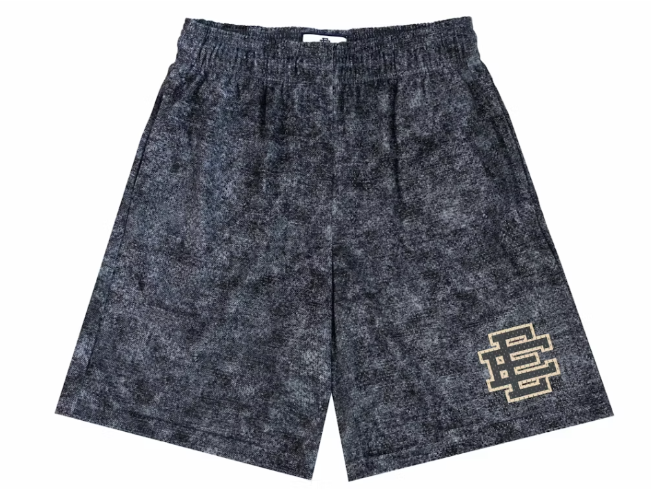 Eric Emanuel EE Baggy Short Black Denim/Dark Grey