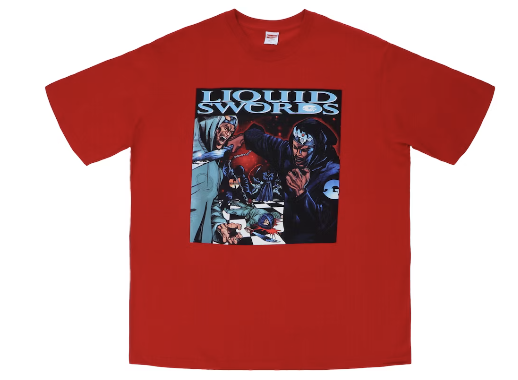 Supreme Liquid Swords Tee Red Pre-Owned