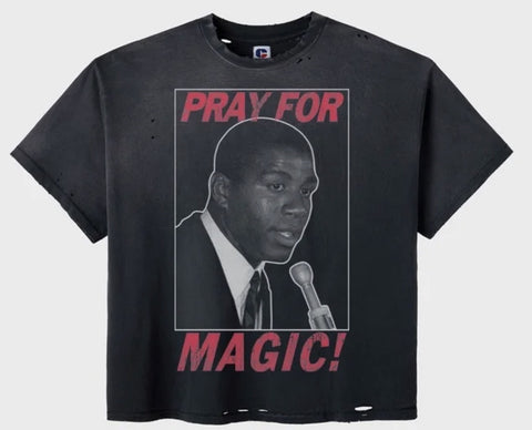 HMDD® Pray For Magic Black Tee Pre-Owned