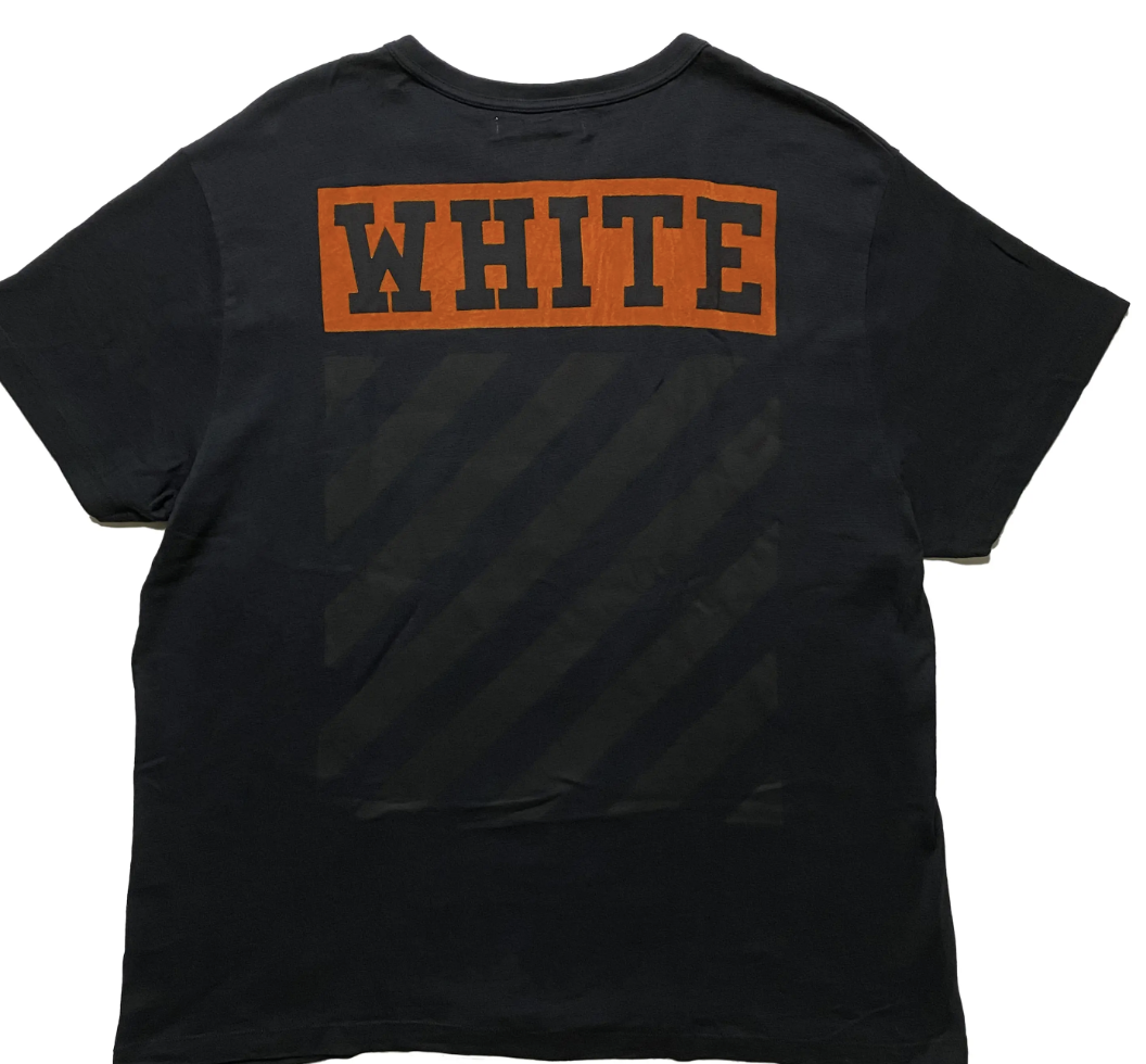 OFF-WHITE Black/Orange Tee Pre-Owned