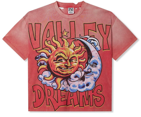 Vale Forever THRASHED RED SUN TEE