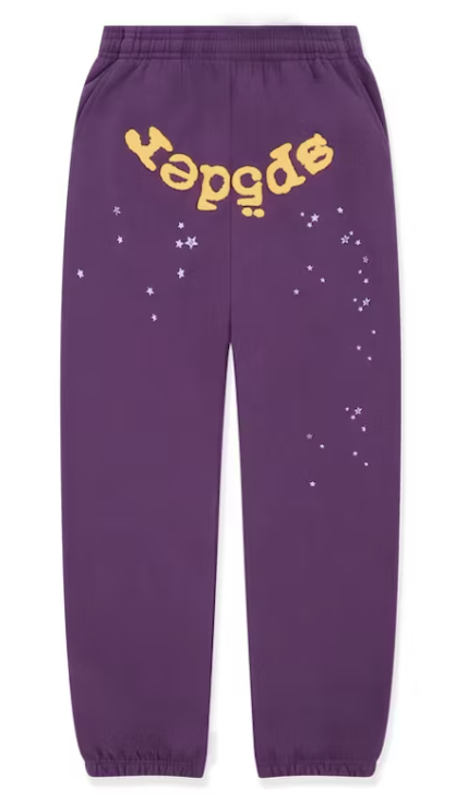 Sp5der Star OG Web V2 Sweatpant Purple