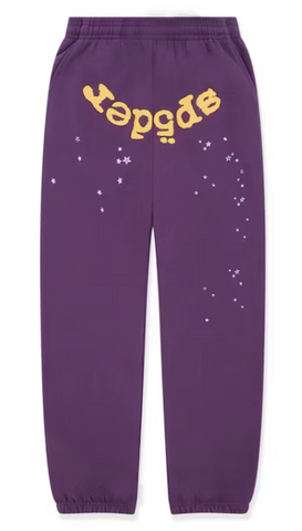 Sp5der Star OG Web V2 Sweatpant Purple