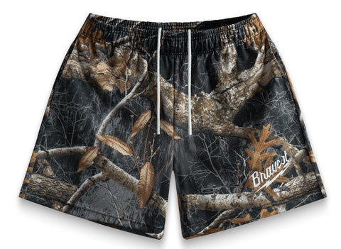Bravest Studios Black Realtree Mesh Shorts