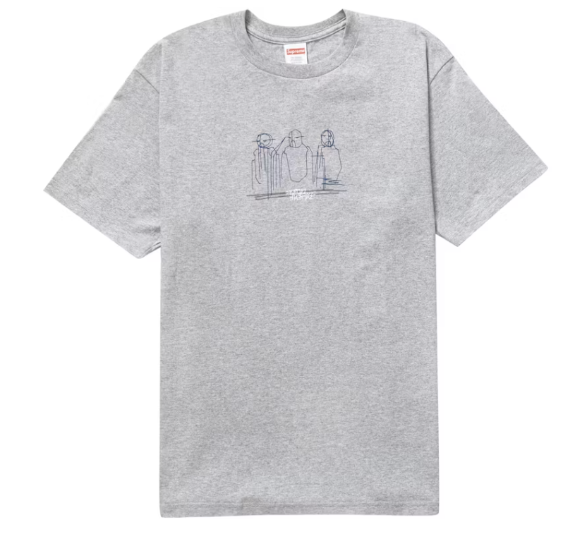 Supreme Three Kings Tee Heather Grey