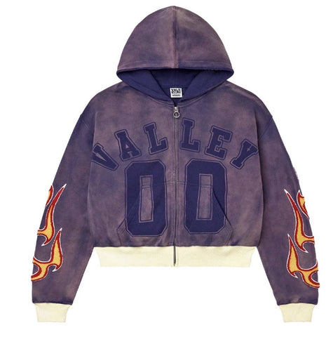 VALE FOREVER CHIMER ZIP UP HOODIE PURPLE