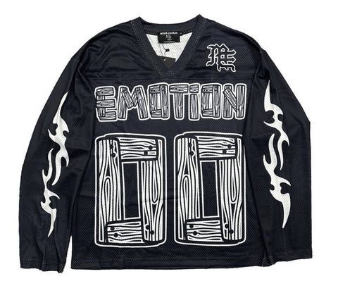 Mixed Emotions Oversized Black 'Lightning' Long Sleeve