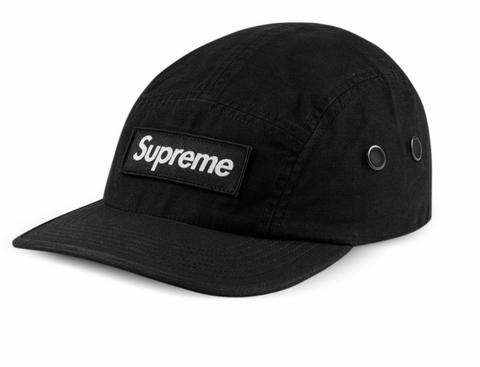 Supreme Camp Cap Black Pre-Owned