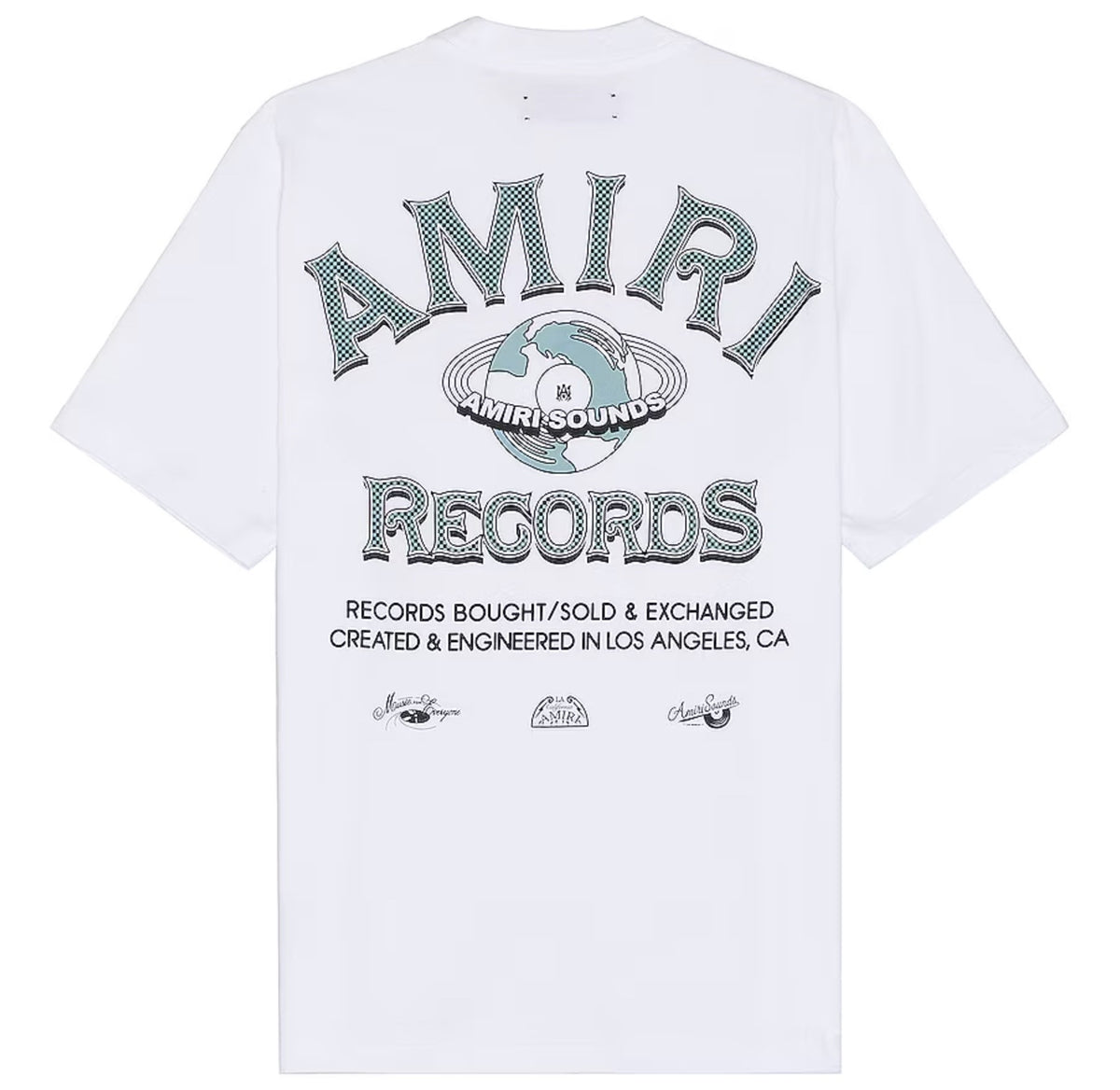 AMIRI Global Records White Tee