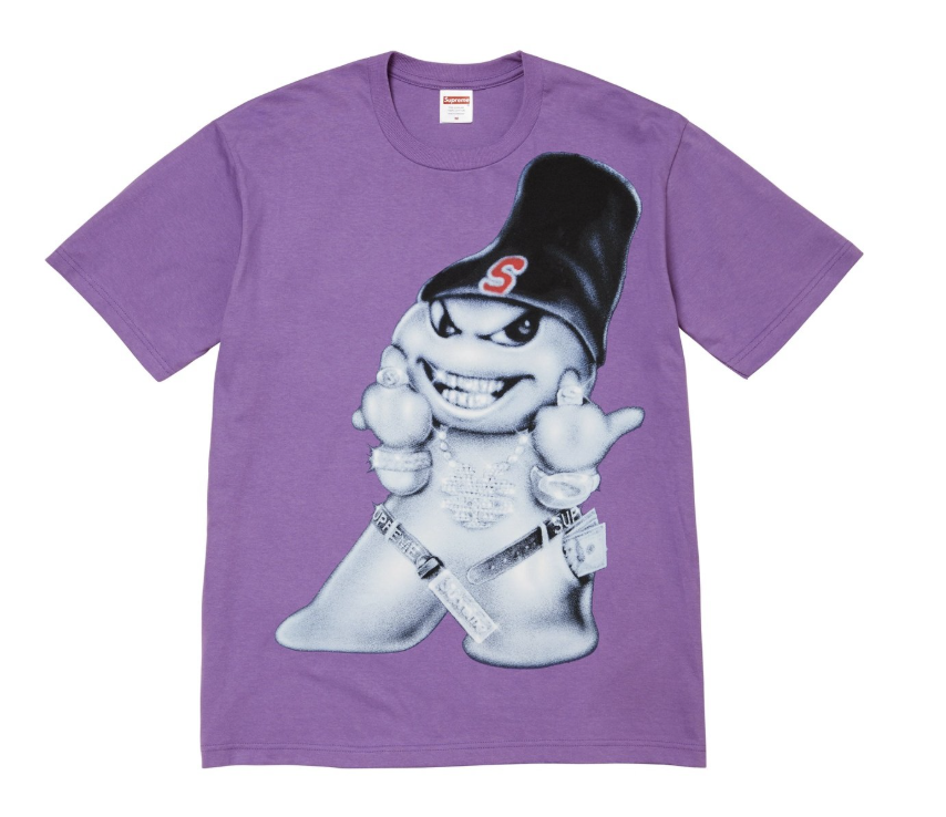 Supreme Snowman Tee Purple