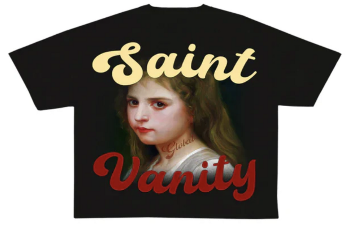 Saint Vanity Global Black Tee