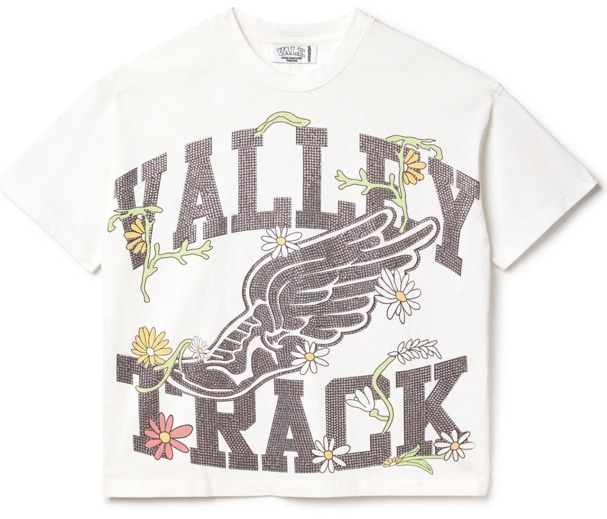 VALE FOREVER WHITE BLING TEE