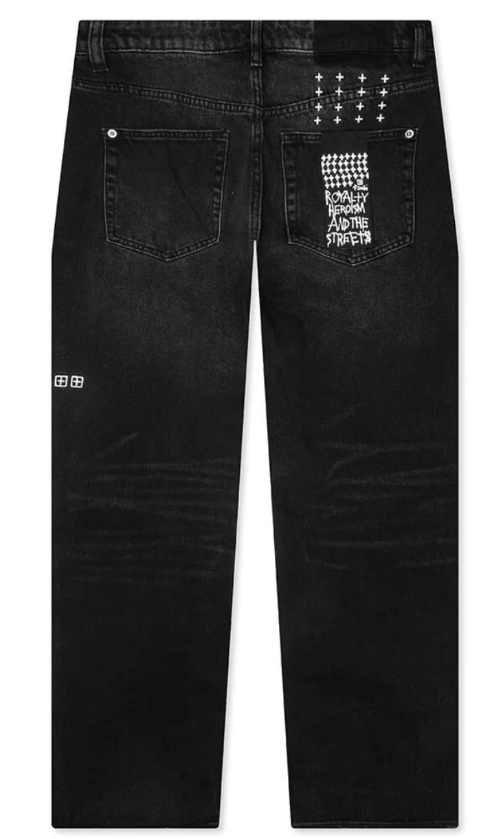 Ksubi Bronko Emblem Black Jeans