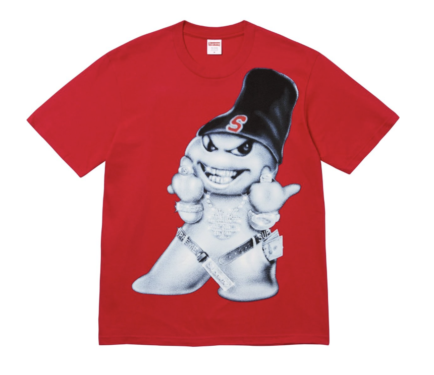 Supreme Snowman Tee Red