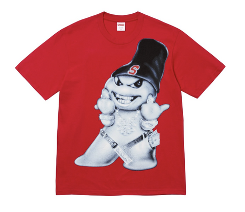 Supreme Snowman Tee Red
