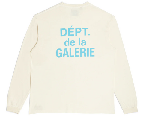 Gallery Dept DE LA Galerie L/S Cream Pocket Tee