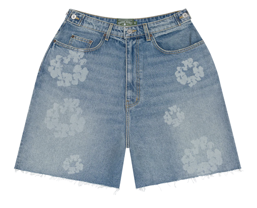 Denim Tears Laser Wreath Denim Short
