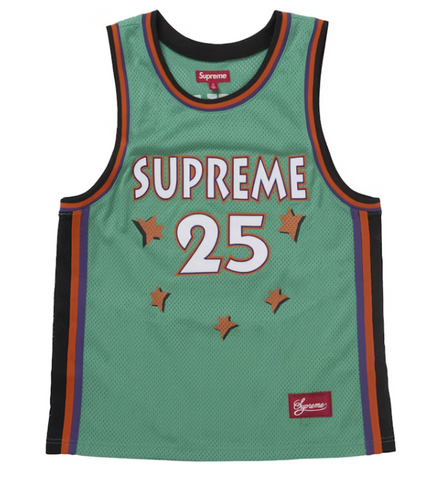 Supreme All Star Basketball Jersey SS25 Green