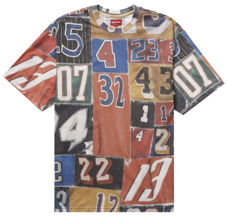 Supreme Jersey Collage S/S Top Mulitcolor