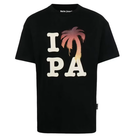 Palm Angels I Love PA Tee Black