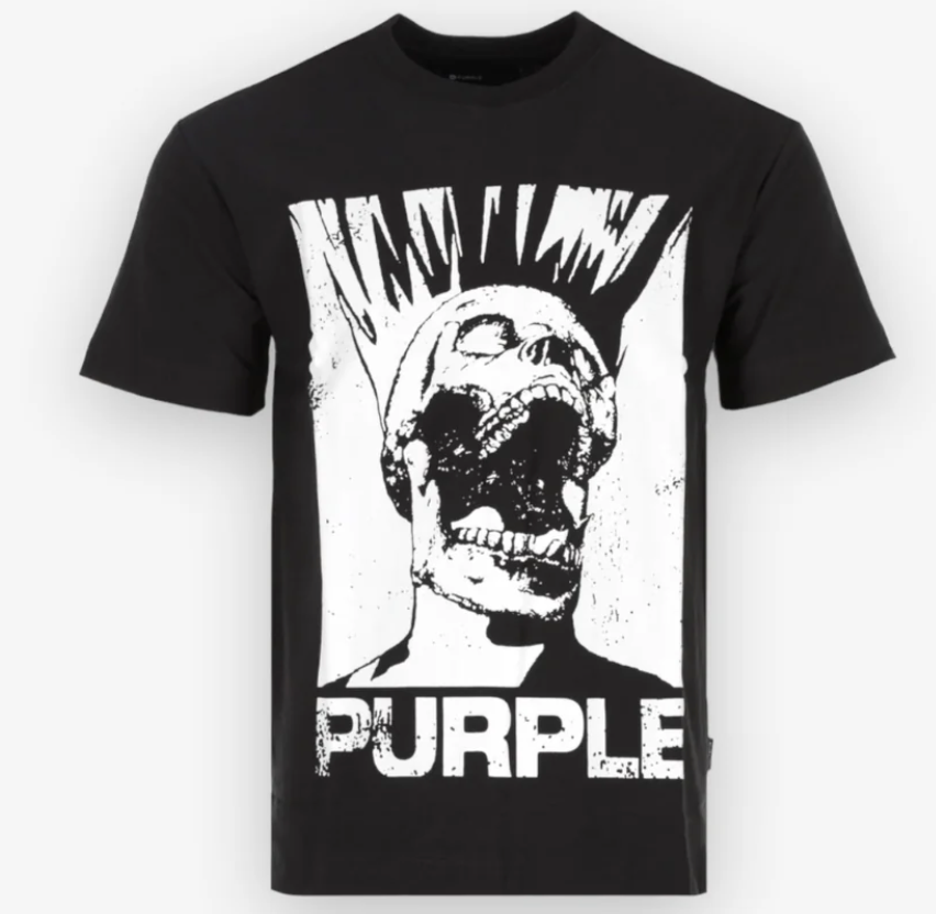 Purple Brand Headache Black Tee