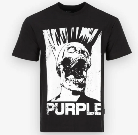 Purple Brand Headache Black Tee