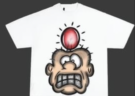 Surrealism Cropped Tee Red