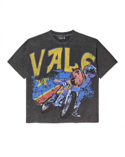 VALE FOREVER BLACK CAMEL MOTOCROSS TEE